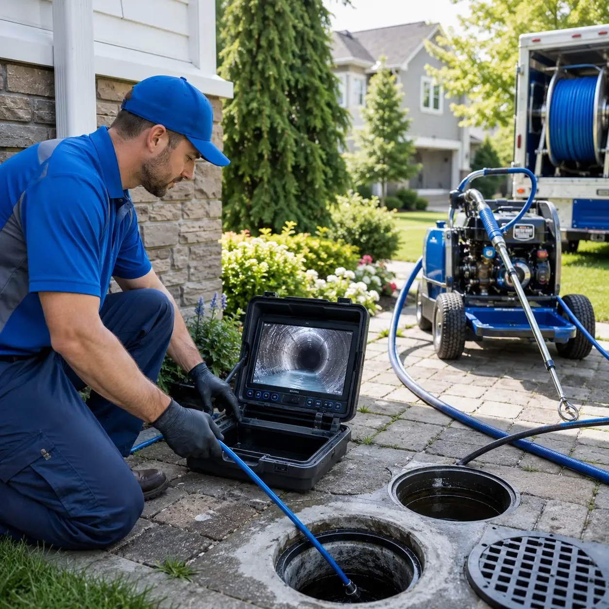 Outdoor drain cleaning professionals serving Winchester, NH
